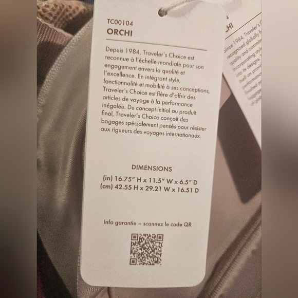 Travelers Backpack. - Picture 7 of 7